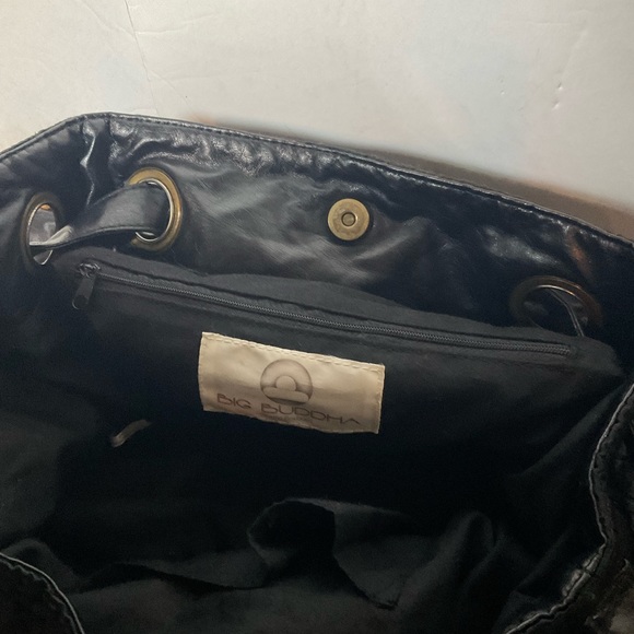 “BIG BUDDHA” Black Soft Sided Quilted Bag. - Picture 8 of 15